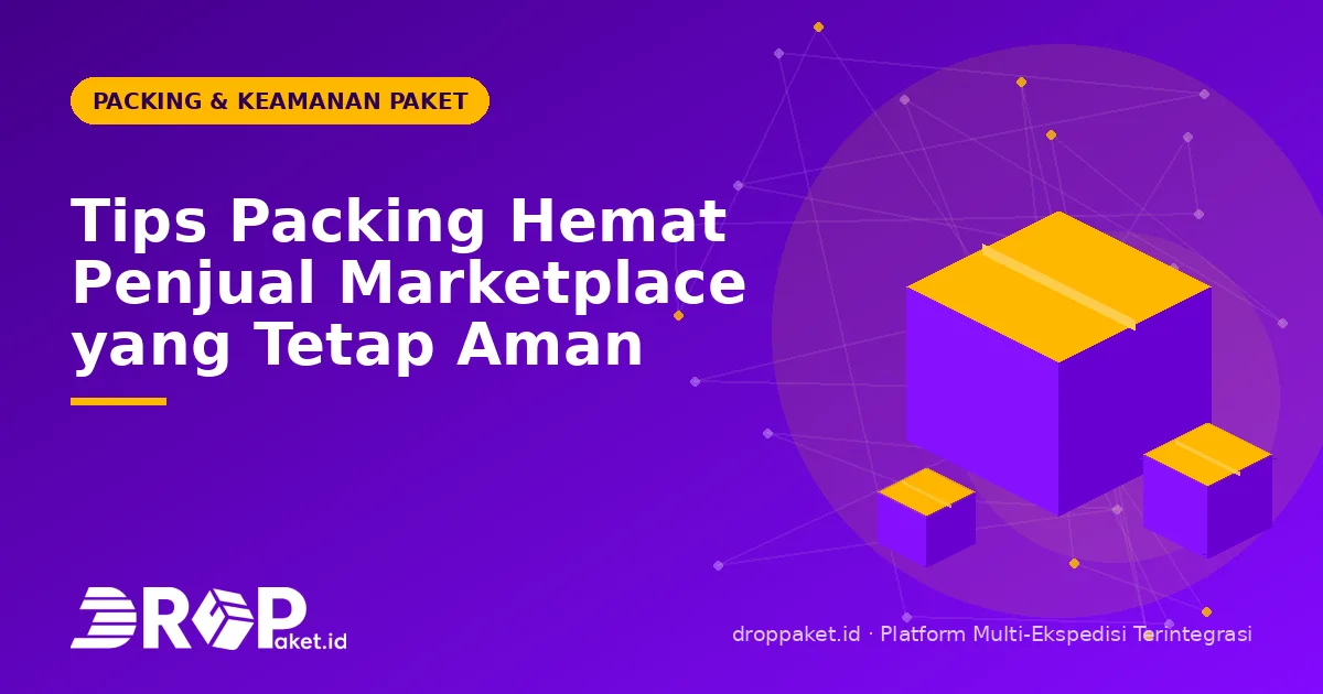 Tips Packing Hemat Penjual Marketplace yang Tetap Aman