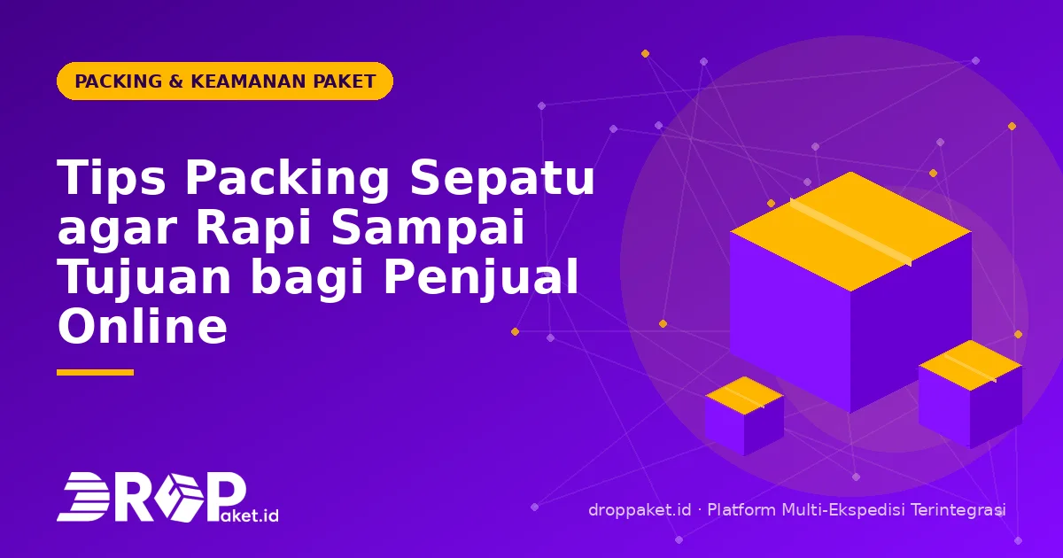 Tips Packing Sepatu agar Rapi Sampai Tujuan bagi Penjual Online